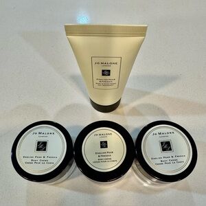 4 Bottles Set_Jo Malone English Pear & Freesia Body Care Collections_NWT